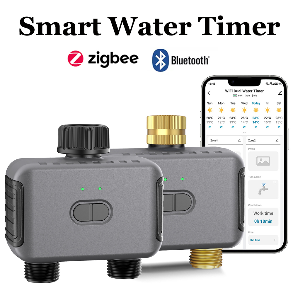 Tuya Smart - Temporizador de agua inteligente Tuya Zigbee/BT,