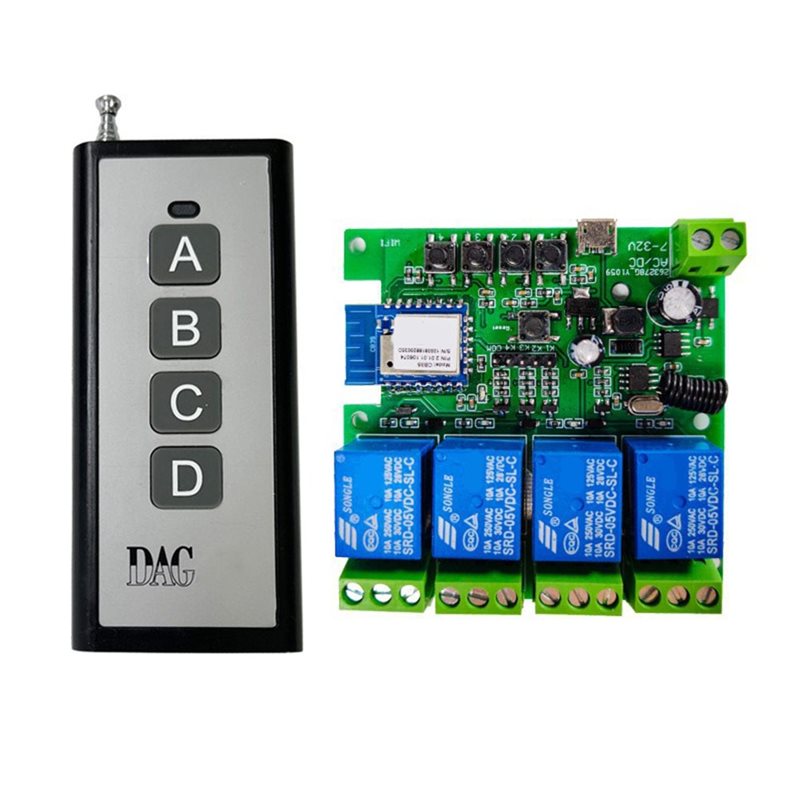 Smart Relay Tuya - ABZW Tuya Wifi inteligente 4CH módulo