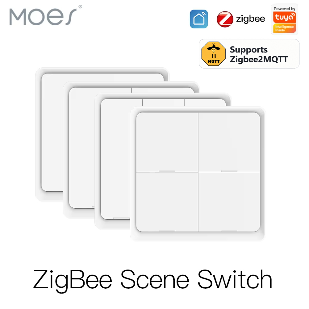 Sonoff Basic - MOES, interruptor inalámbrico Tuya Zigbee2MQTT con