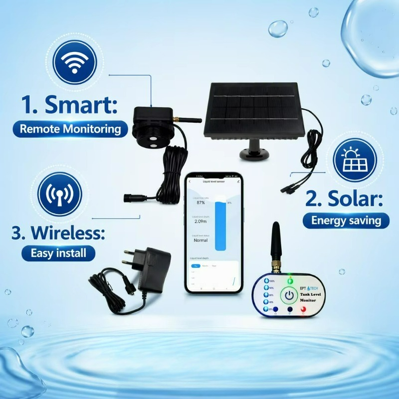 TLC2502P-S, transmisor de nive - Tuya Smart reseña y precio