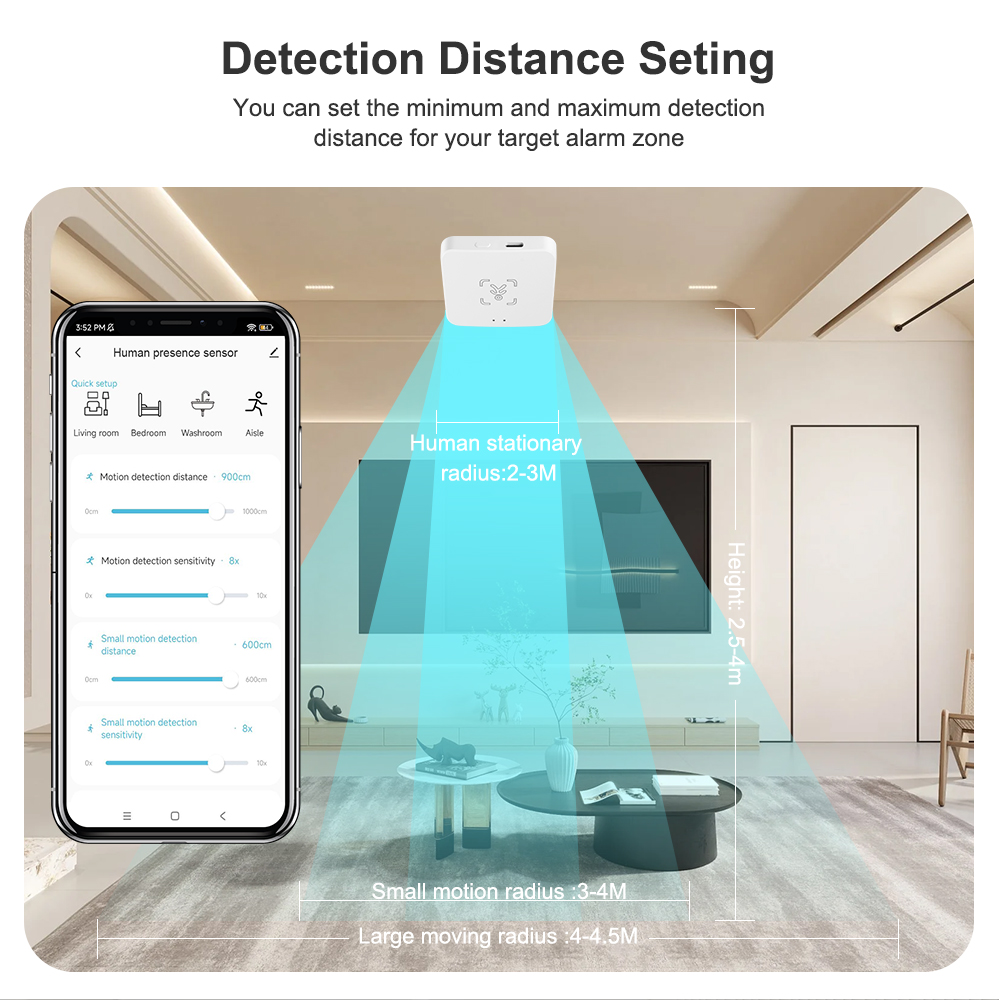 Sensor inteligente de presenci - Home Assistant Tuya reseña y precio
