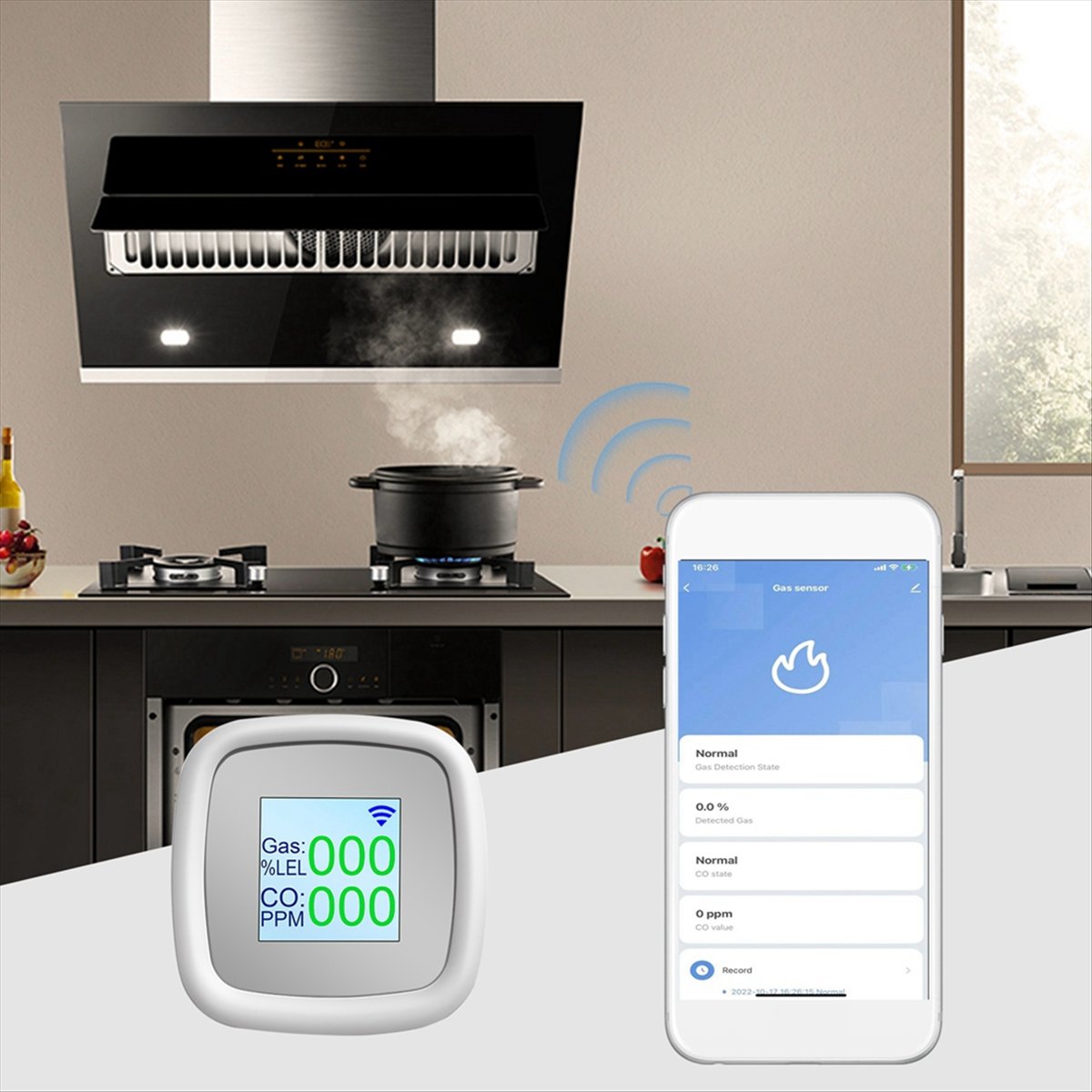 [Y39A]Tuya Detector de gas com - Tuya Smart reseña y precio