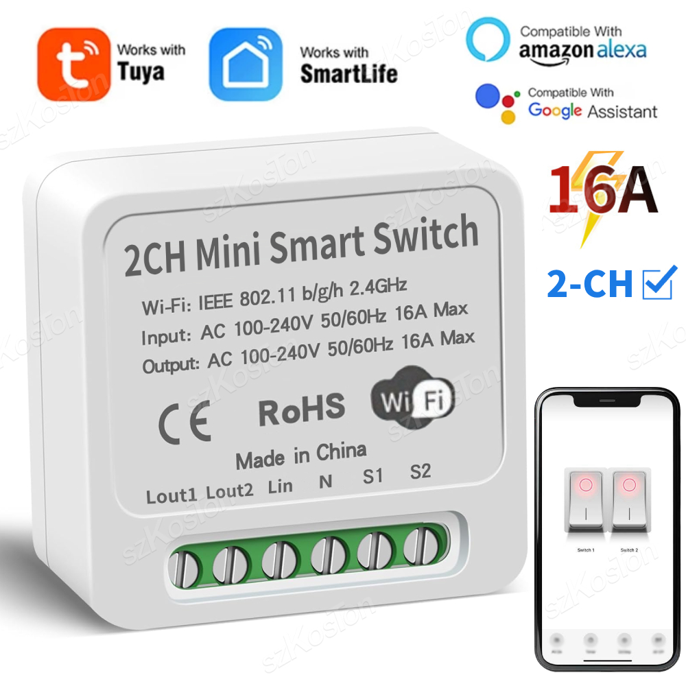 Módulo de interruptor intelige - Smart Relay Tuya reseña y precio