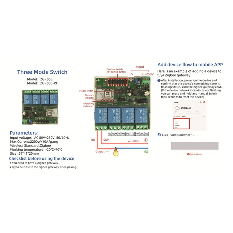 Módulo de interruptor intelige - Smart Relay Tuya reseña y precio